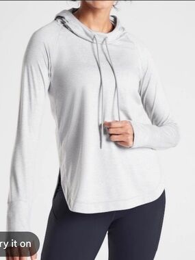 ATHLETA Uptempo Hoodie Sweatshirt
Gray